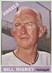 1966 Topps Baseball Cards      249     Bill Rigney MG
